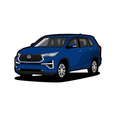 mpv vehicle car illustration
