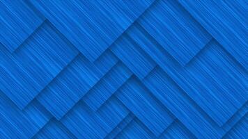 Royal blue moving parallel lines with square shapes gradient design geometrical background video