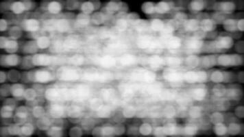 white and black color bokeh flickering particles moving horizontally gradient design geometrical background video
