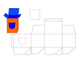 Professional Cat Shape Window Box LASER CUT file vector