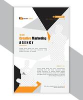 Professional business flyer template design vector