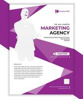Professional business flyer template vector