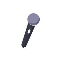 microphone icon design flat vector