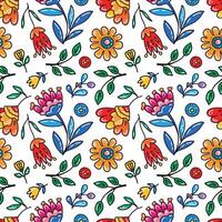 A pattern with small flowers. Design for a children's room. design for various surfaces. vector