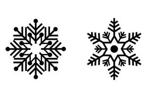 Cool Snow Icon Frosty Themed Snowflake Design vector