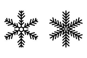 Crystal Snowflake Icon Frozen Theme Design vector