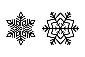 Snowy Weather Icon Frosty Snowflake Symbol vector