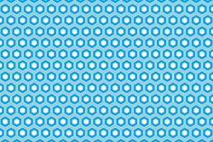 A blue and white pattern with circles vector