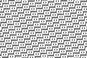 A black and white pattern with a lot of circles vector