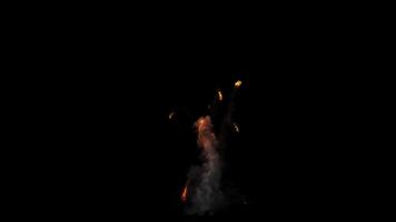 isolated background flame particle texture motion explosion medium video