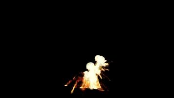background texture flame particle explosion video