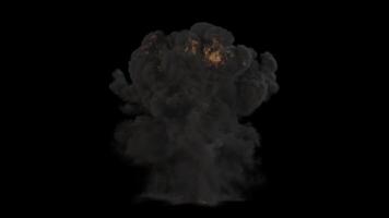 isolated background flame particle texture motion explosion File Wide Black Smoke video