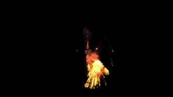 particle explosion background texture flame video