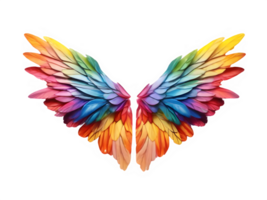 Mystical Long Wings with Transparency for Design Elements png