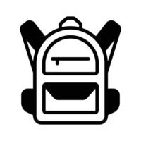 Travel backpack design, hiking bag icon easy to use in web, mobile and all presentation project. . vector