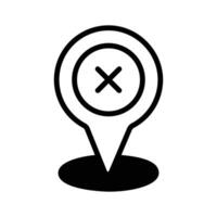 Get this amazing icon of location marker in modern design style. . vector