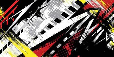 Racing background design with sports car abstract pattern vector
