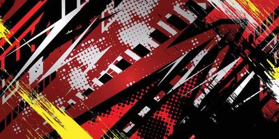 Red abstract racing graphic background vector