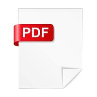 PDF File Icon vector