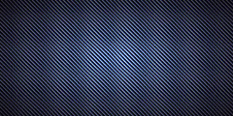 Black and blue diagonal plastic carbon fiber seamless texture pattern illustration.