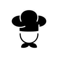 Chef in a cooking hat icon vector