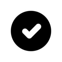 Approve Icon Design. Suitable for Web Page, Mobile App, UI, UX and UI design. vector