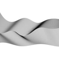 Dynamic smooth flowing black wavy lines, sound wave vector