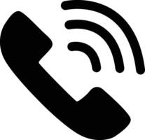 Simple Phone Call Icon for Apps and Websites vector