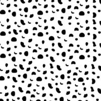Classic Dalmatian Spot Pattern for Fabrics vector