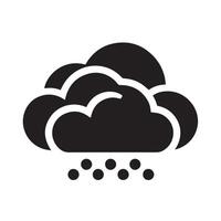 Cloud Computing Icon and Weather Concept Illustration vector