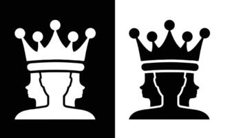black silhouette of a man vector