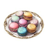 Luxury Macarons Arrangement png