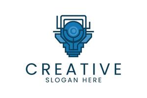 Abstract Blue Geometric Tech Logo Design Modern Style Icon Clean Lines Power vector