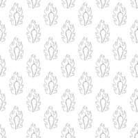 burning chilli pepper pattern. outline style chili pattern. fire chilli pattern. hand drawn doodle chili. hot chilli seamless pattern suitable for print, seasoning pack, or wrapping paper. vector