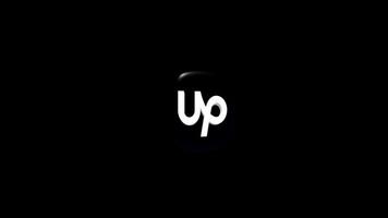 Upwork app icon animation on a transparent background video