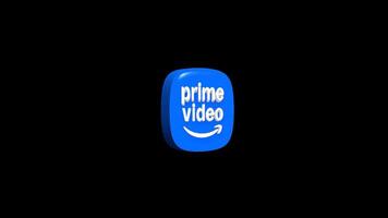 Amazonas prime aplicativo ícone animação em uma transparente fundo alfa video