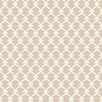 Classic trellis seamless pattern. Beige repeating background with interconnected curves. Elegant backdrop for textile, wallpaper, linen, silk, scarf, web, invitation. vector