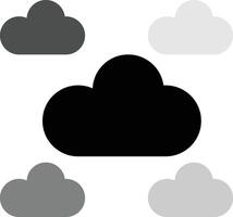 Clouds icon set illustration vector
