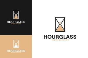Hourglass logo design template symbol illustration vector