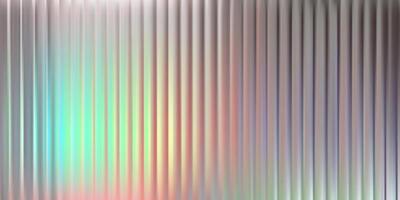 Frosted ice acrylic glass texture, Metal hologram reed backdrop. Flute laser silver ripple. Iridescent striation reflection square mirror. Aluminium 3d prizm stripe pattern. Glossy plastic vector