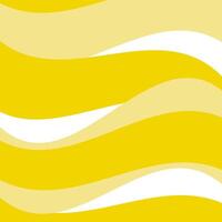 Abstract background with waves of different sizes in yellow, beige and white colors vector