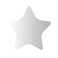 A star shaped object on a white background vector