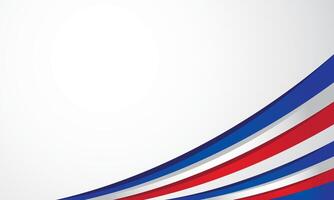 Blue red gradient with curve decoration background vector