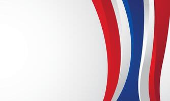 Red and blue gradient with curve abstract background vector