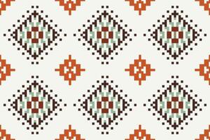 Scandinavian Abstract Geometric Patternfolk Embroidery, Aztec Geometric Ornament Print. Design for Carpet, Wallpaper, Clothing, Wrapping, Fabric vector