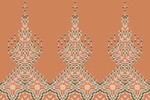 Retro Colorful Abstract Geometric Patternfolk Embroidery, Aztec Geometric Ornament Print. Design for Carpet, Wallpaper, Clothing, Wrapping, Fabric vector