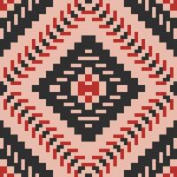 Native Patterns Ikat Design Patternfolk Embroidery, Aztec Geometric Ornament Print. Design for Carpet, Wallpaper, Clothing, Wrapping, Fabric vector