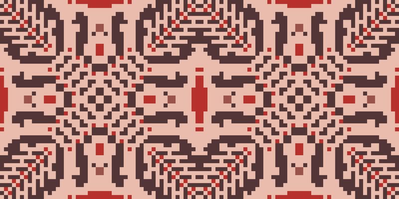 Pixel Geometric Ethnic Ikat Patternfolk Embroidery, Aztec Geometric Ornament Print. Design for Carpet, Wallpaper, Clothing, Wrapping, Fabric