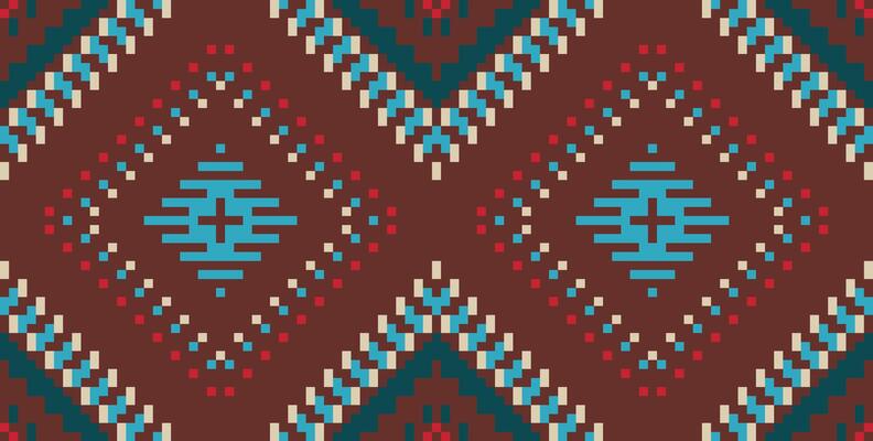 Turkish Islamic Geometric Pattern Wallpaperfolk Embroidery, Aztec Geometric Ornament Print. Design for Carpet, Wallpaper, Clothing, Wrapping, Fabric