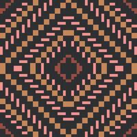 Geometric Pattern Korean Traditional Pattern Namefolk Embroidery, Aztec Geometric Ornament Print. Design for Carpet, Wallpaper, Clothing, Wrapping, Fabric vector